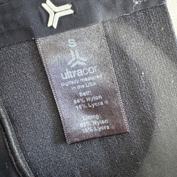 Ultracor Leggings Womens Small Black Gold Metallic Lux Lips - Picture 4 of 8